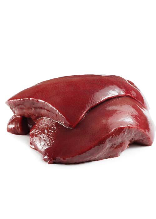 Beef Liver Cut & Packed 10 x 1kg